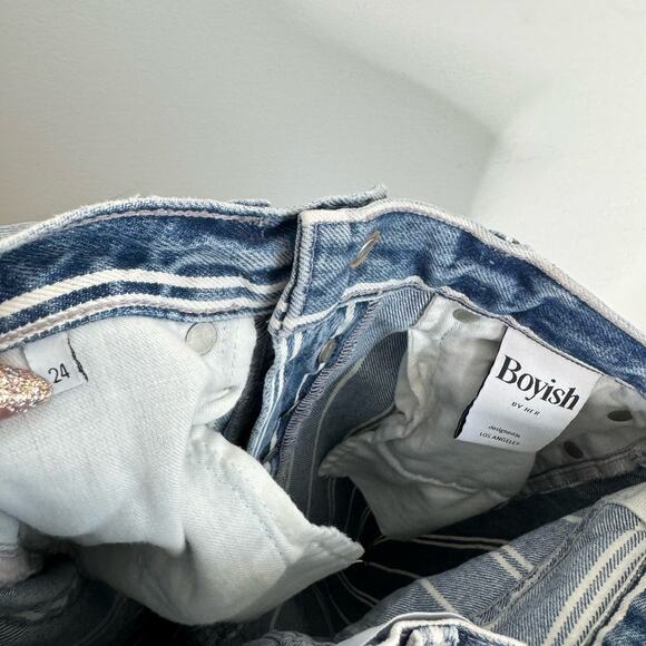 BOYISH | Darcy High Rise Pop Crop Jeans | 24 - Picture 6 of 7